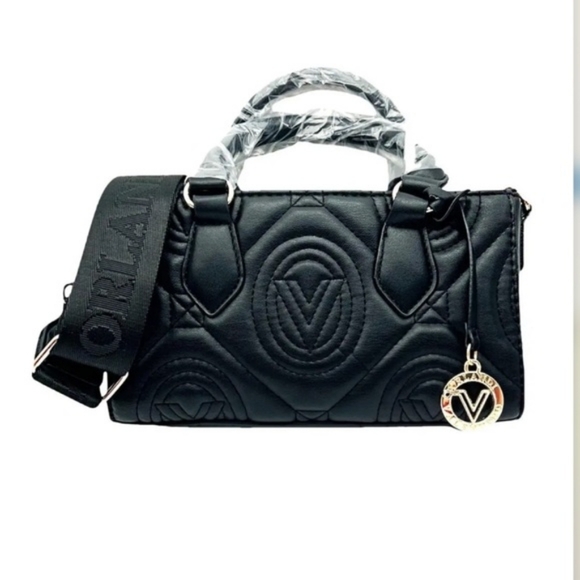 Valentino Orlandi Handbags - Valentino Orlandi Black Quilted Satchel 💥